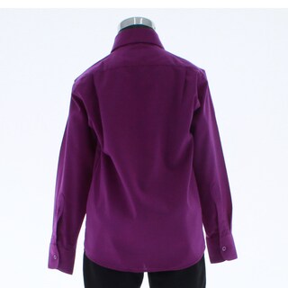 Foto 2 | Camisa Para Niño Chicos Olé 3589 Morado Manga Larga