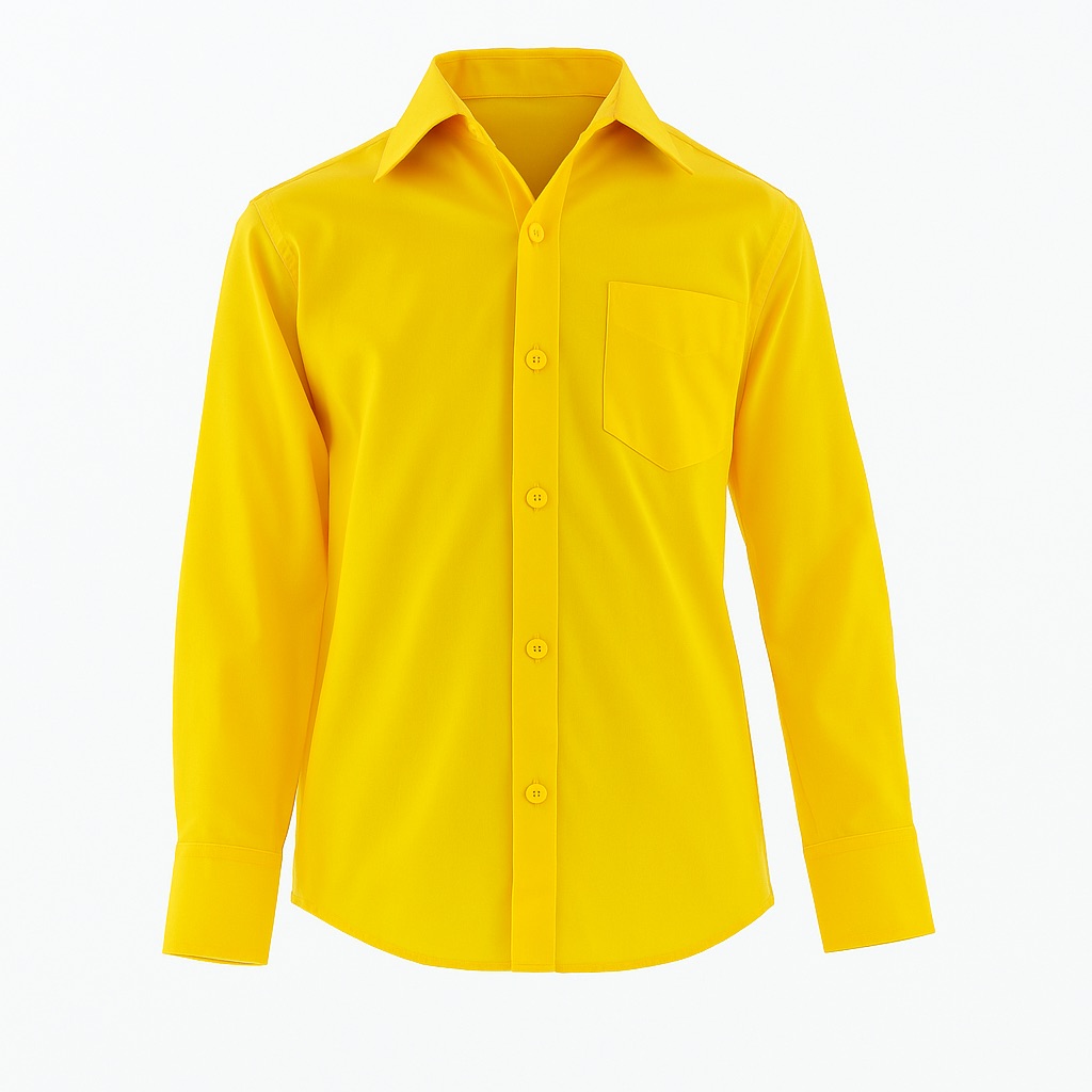 Foto 2 pulgar | Camisa Para Niño Chicos Olé 3596 Amarillo Manga Larga