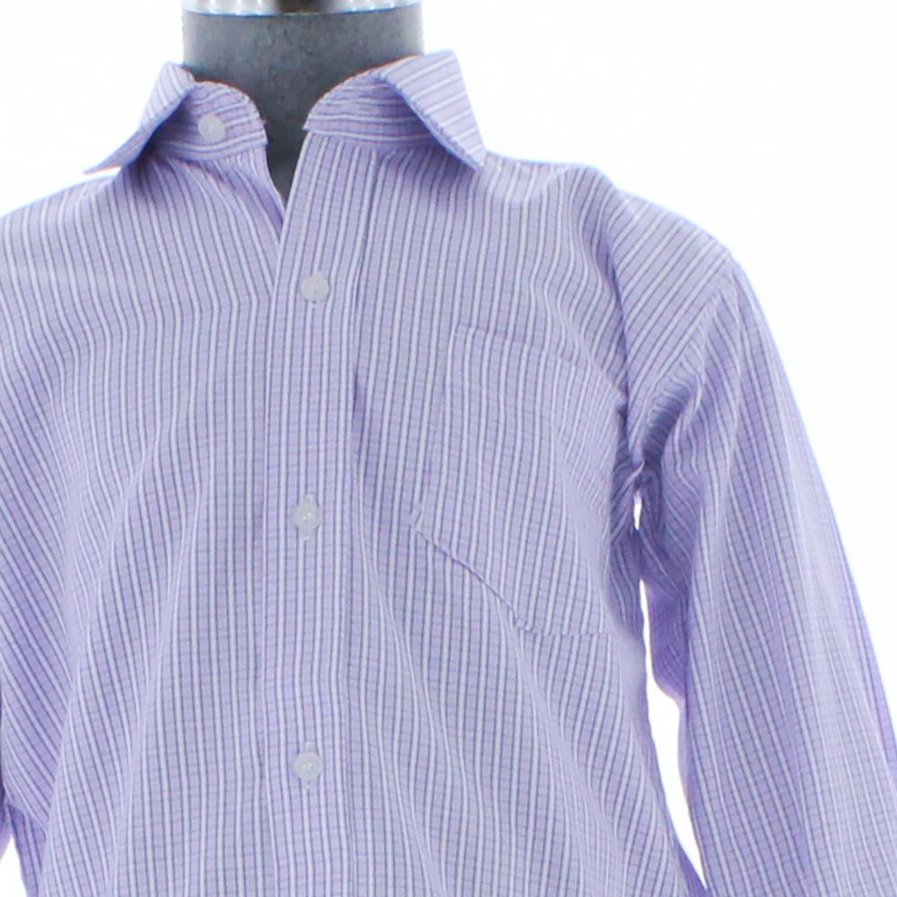 Foto 3 pulgar | Camisa Para Niño Chicos Olé 3662 Morado Cuadros Manga Larga