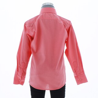 Foto 2 | Camisa Para Niño Chicos Olé 3582 Rosa Manga Larga