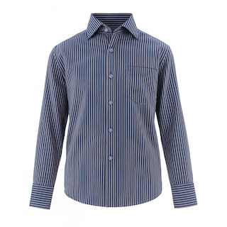 Foto 1 | Camisa Para Niño Chicos Olé 3661 Azul Rayas Manga Larga