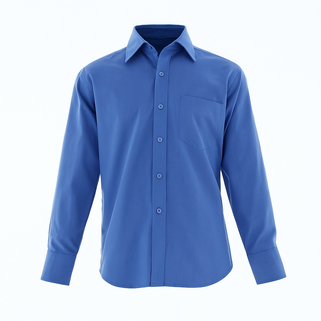Foto 1 | Camisa Para Niño Chicos Olé 3608 Azul Manga Larga