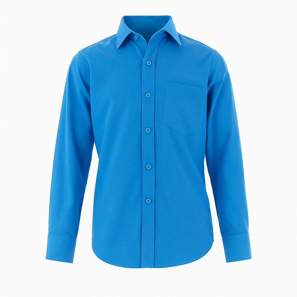Foto 2 pulgar | Camisa Para Niño Chicos Olé 3610 Azul Manga Larga