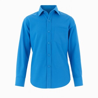 Foto 1 | Camisa Para Niño Chicos Olé 3610 Azul Manga Larga