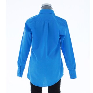 Foto 2 | Camisa Para Niño Chicos Olé 3610 Azul Manga Larga