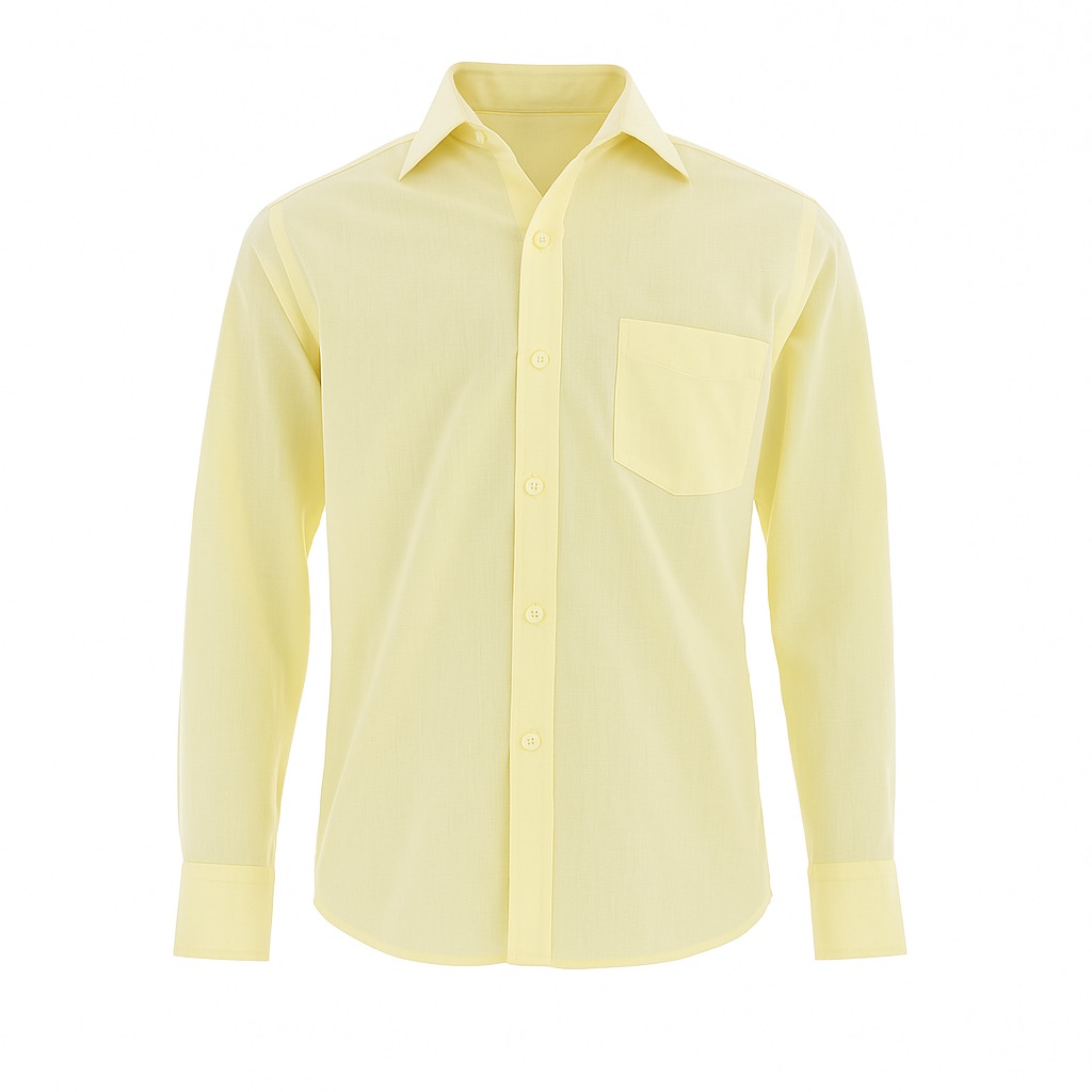 Foto 1 | Camisa Para Niño Chicos Olé 3601 Amarillo Manga Larga