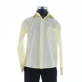 Foto 3 | Camisa Para Niño Chicos Olé 3601 Amarillo Manga Larga
