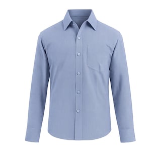Foto 1 | Camisa Para Niño Chicos Olé 3663 Azul Cuadros Manga Larga