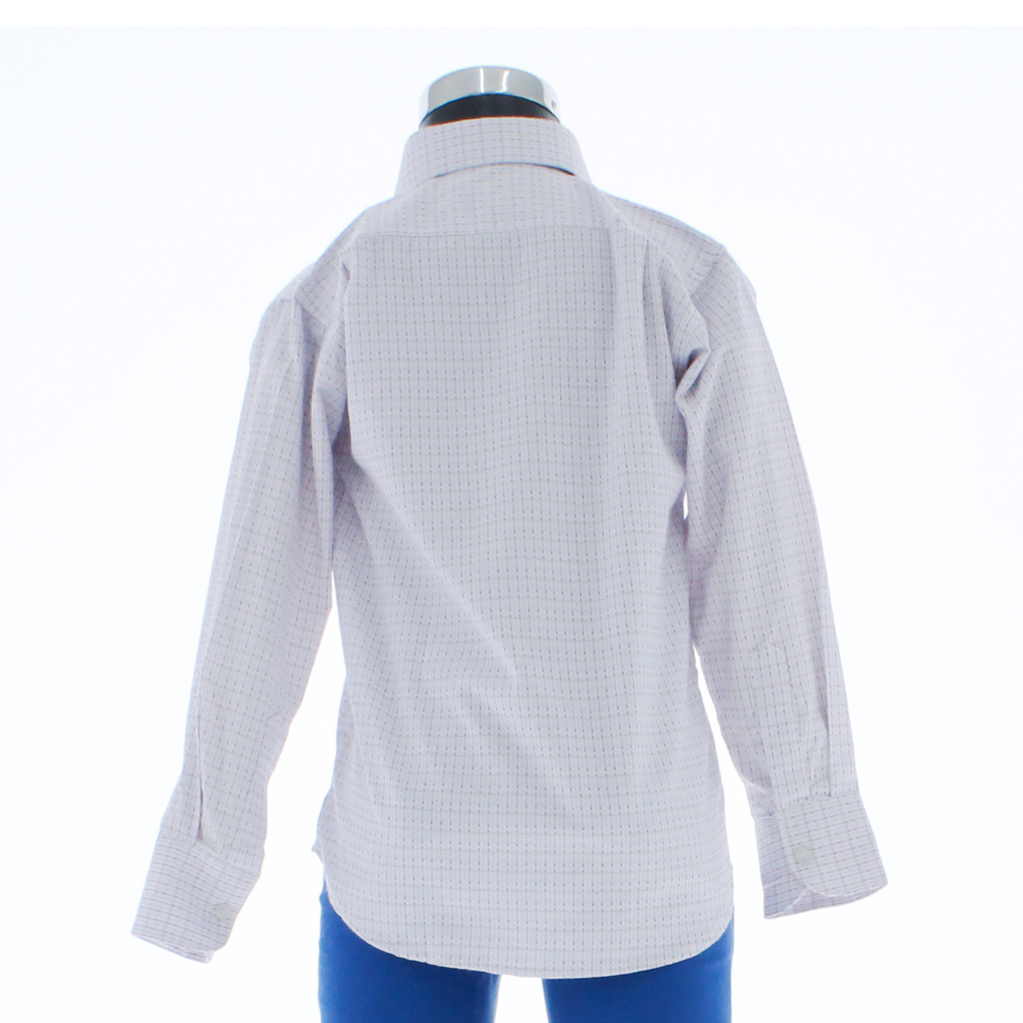 Foto 3 pulgar | Camisa Para Niño Chicos Olé 3669 Blanco Manga Larga