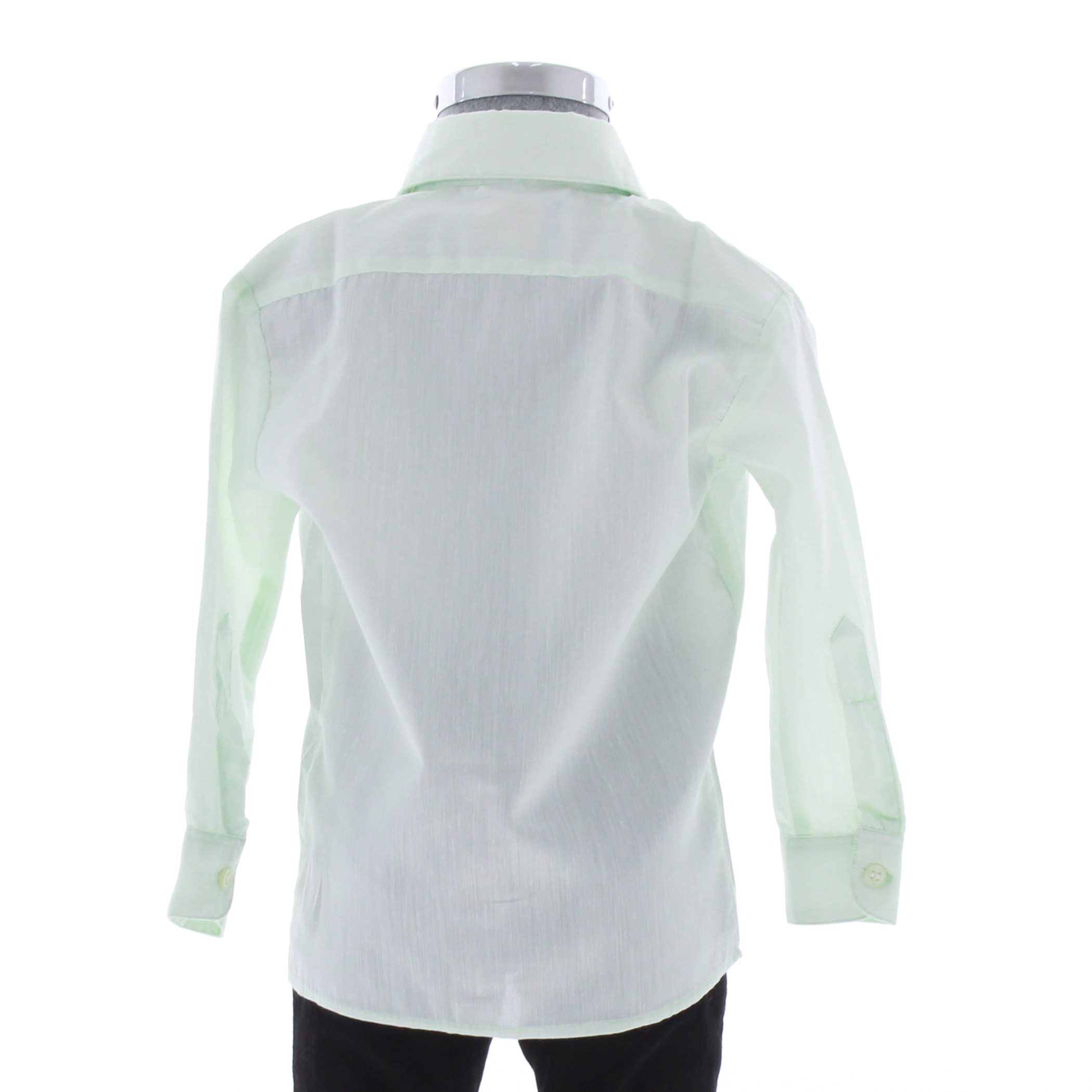 Foto 3 pulgar | Camisa Para Niño Chicos Olé 3578 Verde Manga Larga