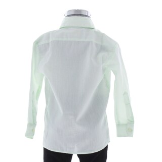 Foto 2 | Camisa Para Niño Chicos Olé 3578 Verde Manga Larga