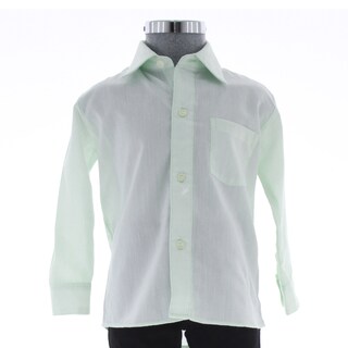 Foto 3 | Camisa Para Niño Chicos Olé 3578 Verde Manga Larga