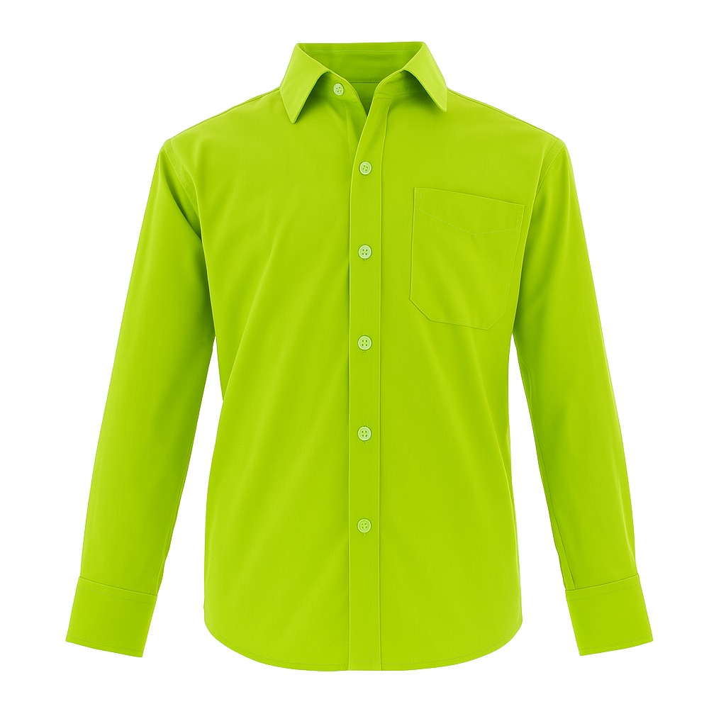 Foto 2 pulgar | Camisa Para Niño Chicos Olé 3619 Verde Manga Larga