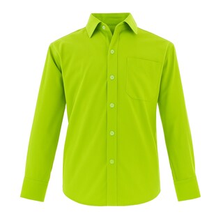 Foto 1 | Camisa Para Niño Chicos Olé 3619 Verde Manga Larga