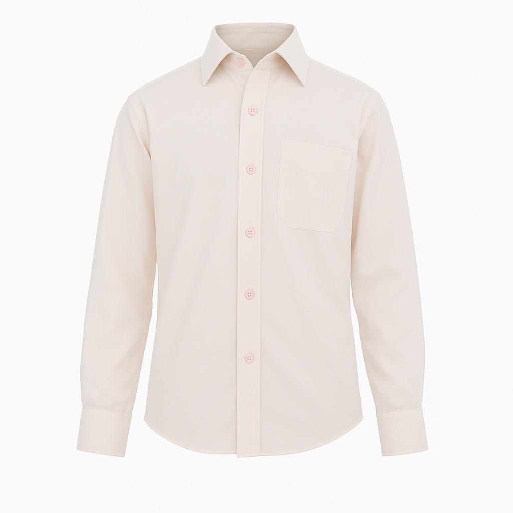 Foto 1 | Camisa Para Niño Chicos Olé 3566 Rosa Manga Larga