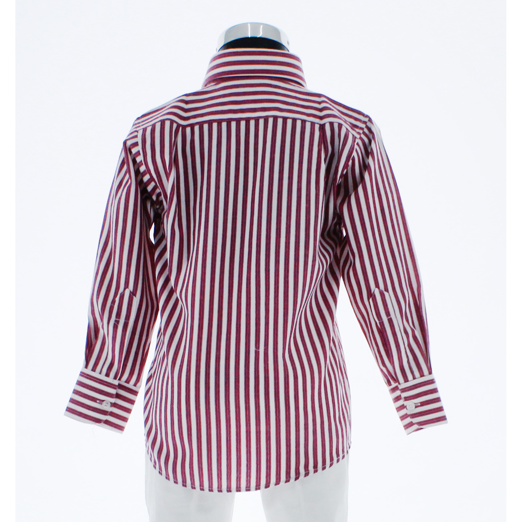 Foto 3 pulgar | Camisa Para Niño Chicos Olé 3656 Rojo Rayas Manga Larga