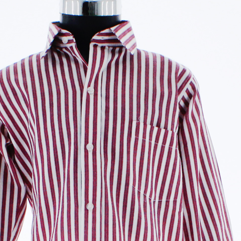 Foto 4 pulgar | Camisa Para Niño Chicos Olé 3656 Rojo Rayas Manga Larga