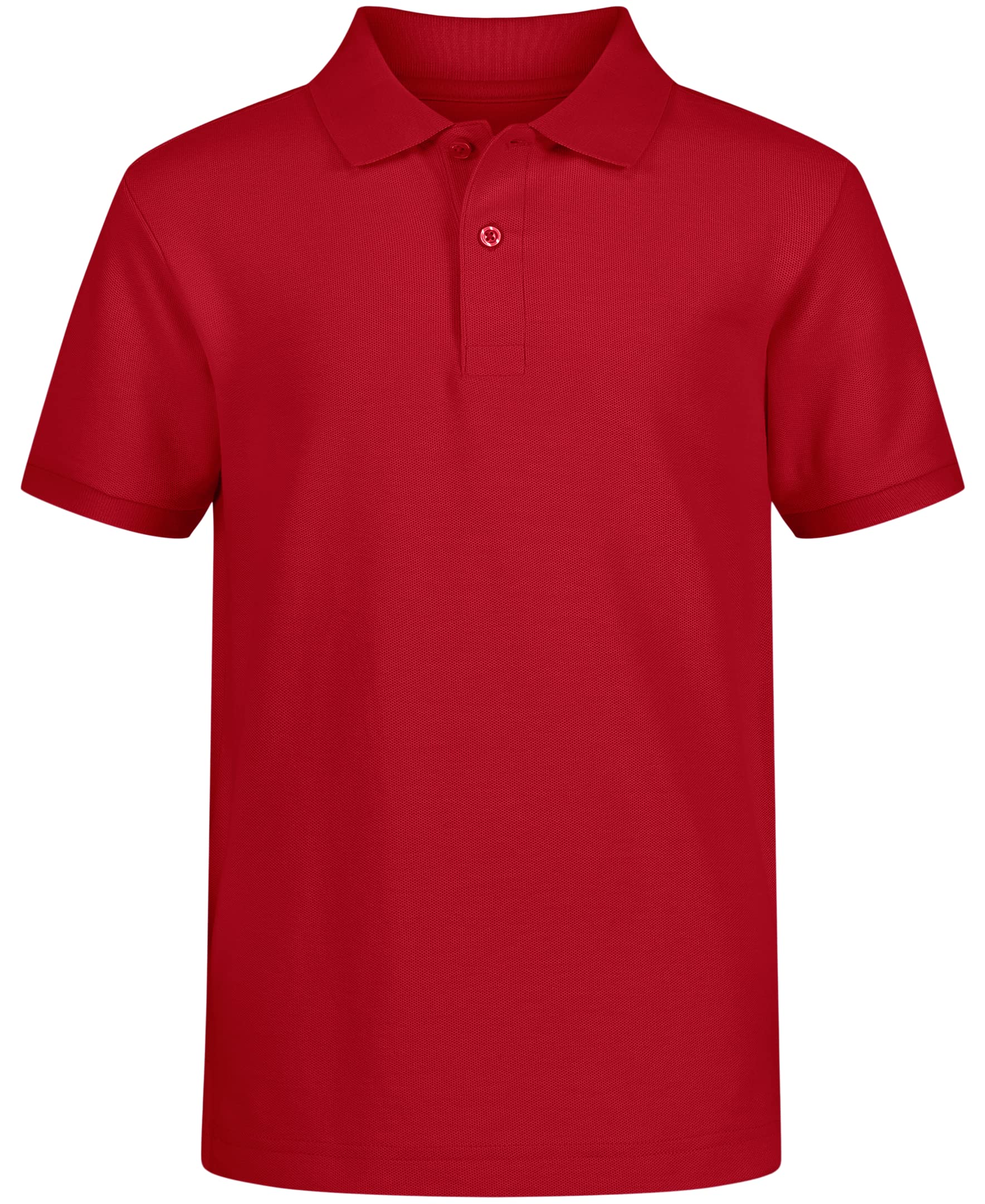 Foto 2 pulgar | Polo Nautica De Manga Corta Para Niños, Tejido De Piqué Rojo, Talla M - Venta Internacional.
