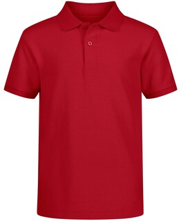 Foto 1 | Polo Nautica De Manga Corta Para Niños, Tejido De Piqué Rojo, Talla M - Venta Internacional.