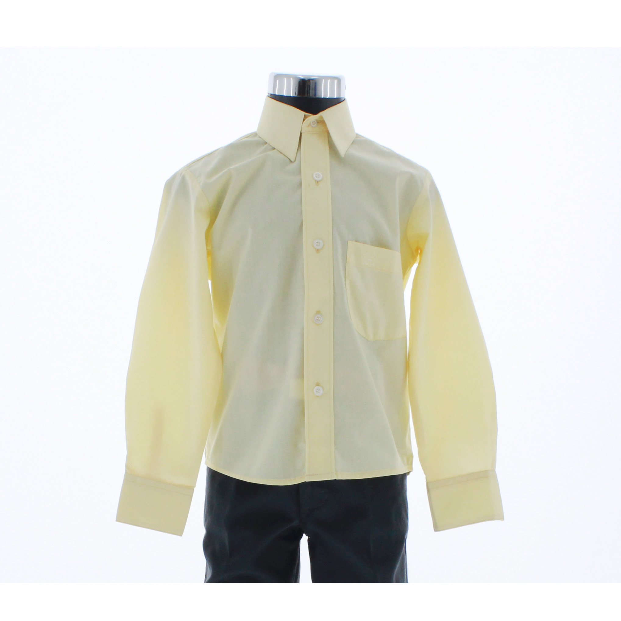 Foto 3 | Camisa Para Niño Chicos Olé 3559 Amarillo Manga Larga