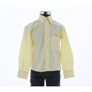 Foto 3 | Camisa Para Niño Chicos Olé 3559 Amarillo Manga Larga