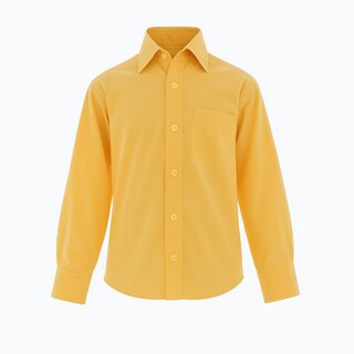 Foto 1 | Camisa Para Niño Chicos Olé 3556 Amarillo Manga Larga