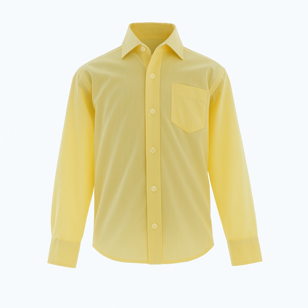 Foto 2 pulgar | Camisa Para Niño Chicos Olé 3546 Amarillo Manga Larga