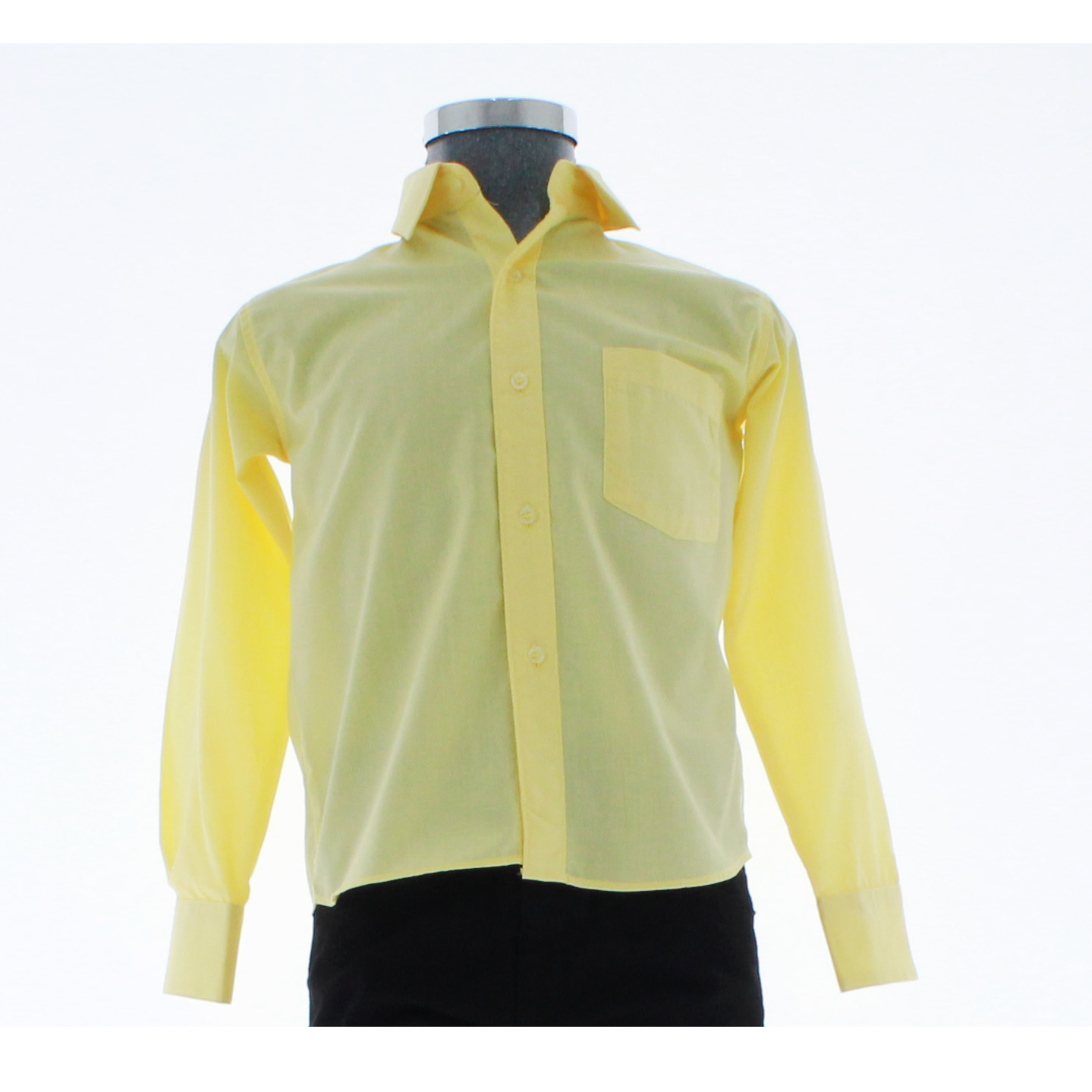 Foto 3 | Camisa Para Niño Chicos Olé 3546 Amarillo Manga Larga