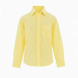 Foto 1 | Camisa Para Niño Chicos Olé 3547 Amarillo Manga Larga
