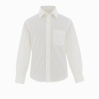 Foto 1 | Camisa Para Niño Chicos Olé 3560 Blanco Manga Larga