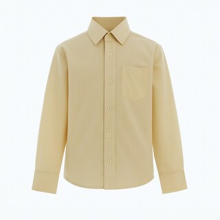 Foto 1 | Camisa Para Niño Chicos Olé 3561 Beige Manga Larga