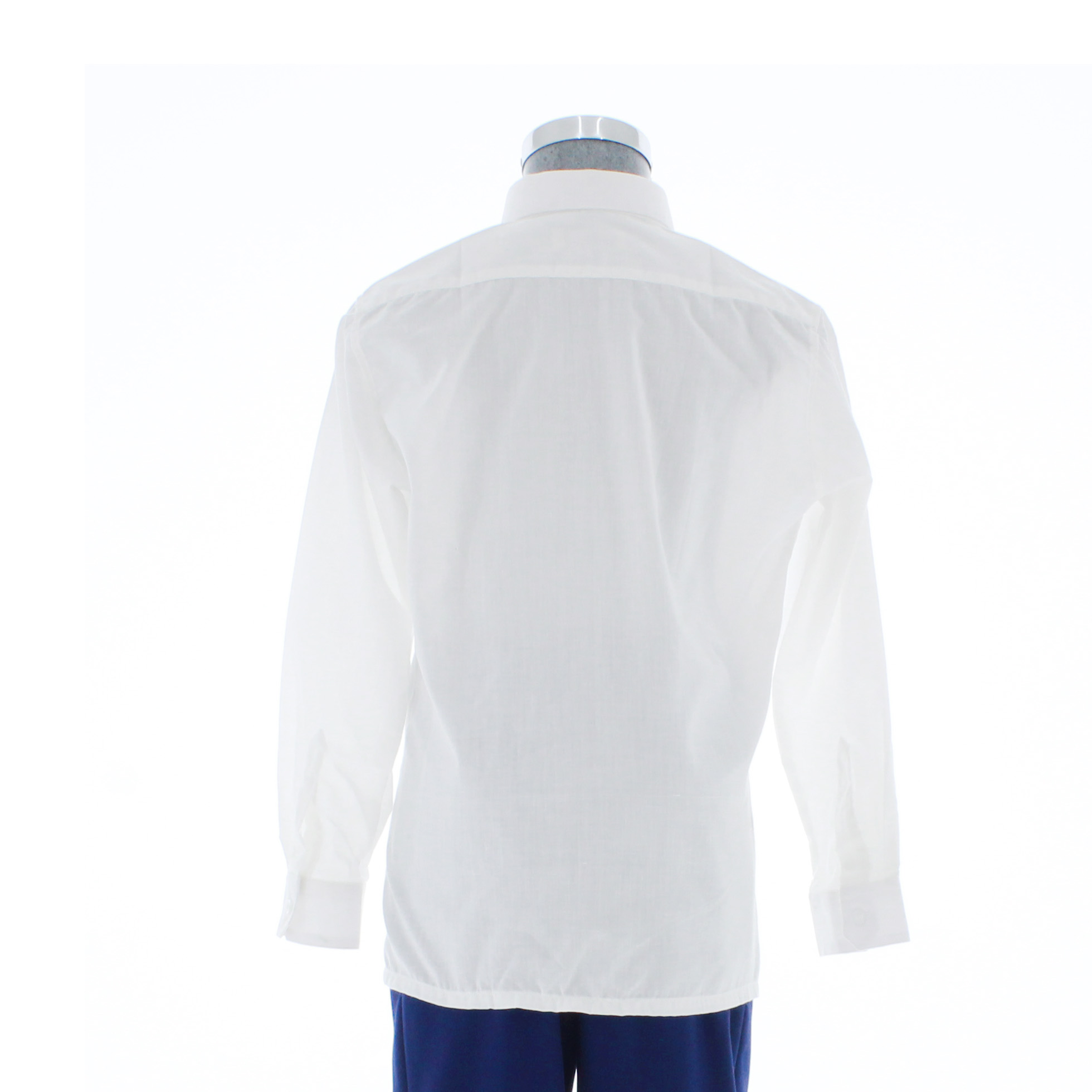 Foto 2 | Camisa Para Niño Chicos Olé 3530 Blanco Manga Larga