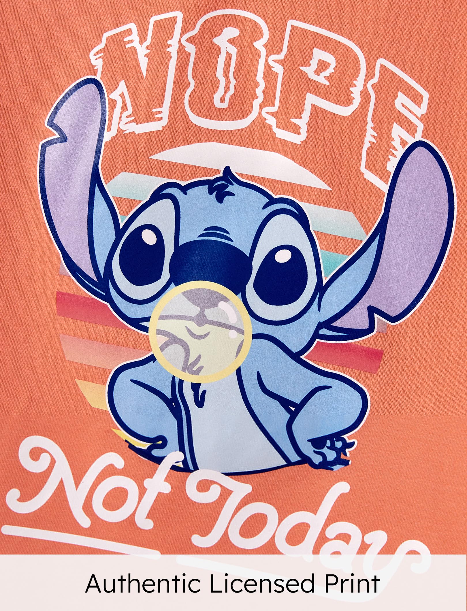 Foto 6 pulgar | Camisas De Algodón Disney Stitch Family A Juego Para Niños De 6 A 7 Años - Venta Internacional.