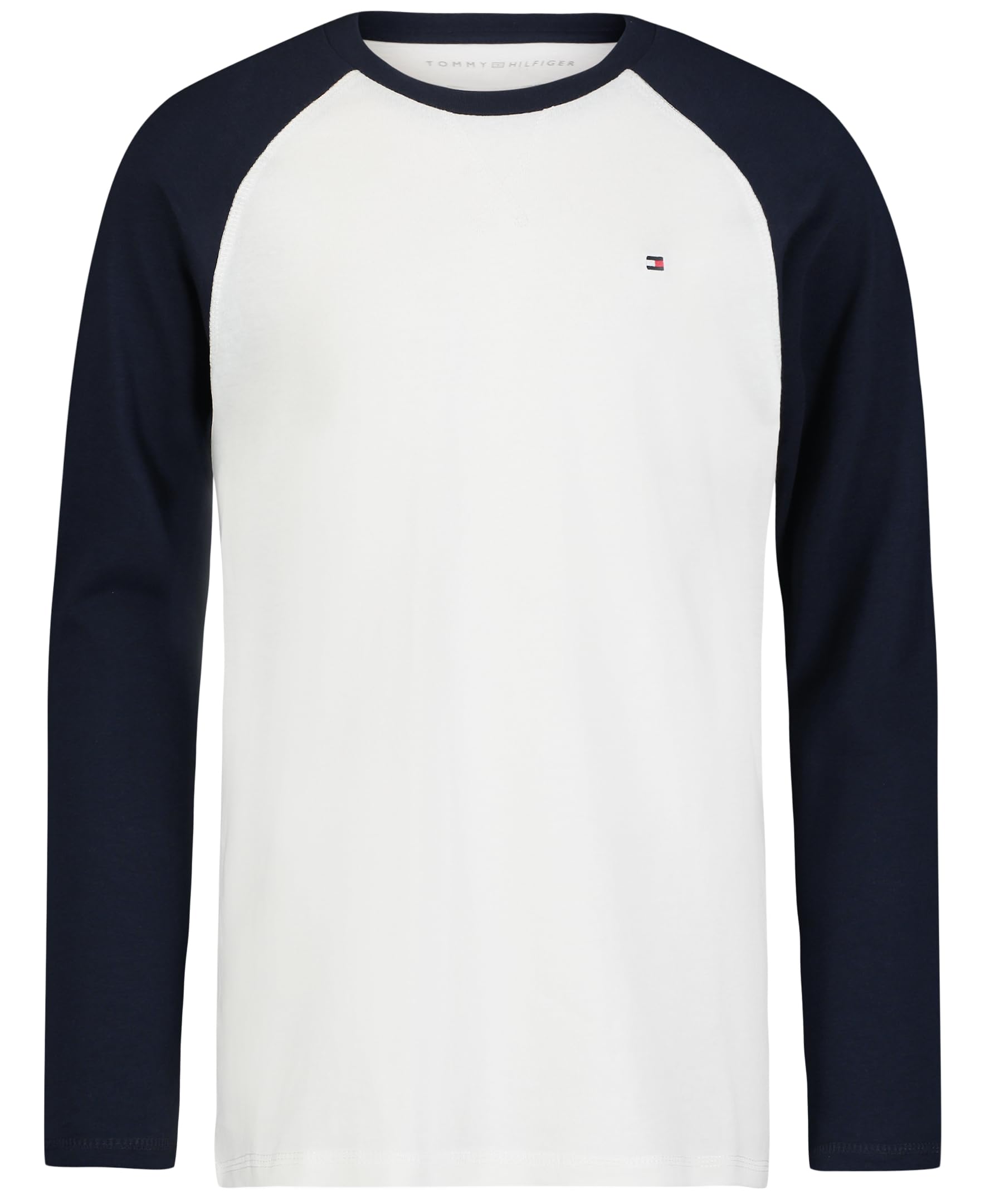 Foto 2 pulgar | Camiseta Tommy Hilfiger Para Niños De Manga Larga Con Cuello Redondo, 8 Años - Venta Internacional.