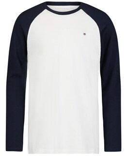 Foto 1 | Camiseta Tommy Hilfiger Para Niños De Manga Larga Con Cuello Redondo, 8 Años - Venta Internacional.