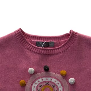 Foto 4 | Suéter Losan Arcoíris Color Rosa Para Niña