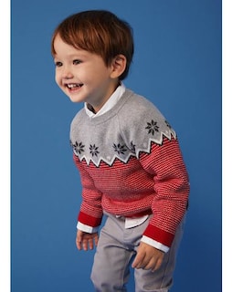Foto 7 | Suéter Navideño Boboli Rojo para Niño