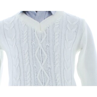 Foto 4 | Suéter Para Niño Chicos Olé 2391 Blanco Elegante