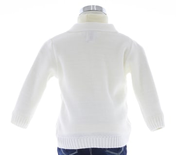 Foto 2 | Sueter Niño Chicos Olé Tejido Bebe 3317 Color Blanco
