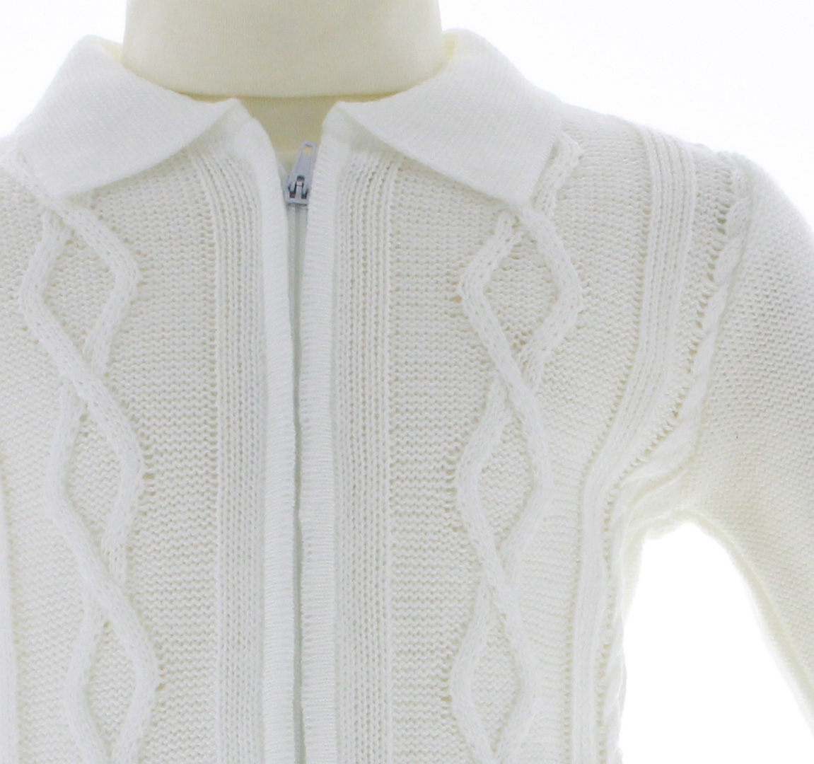 Foto 5 | Sueter Niño Chicos Olé Tejido Bebe 3317 Color Blanco