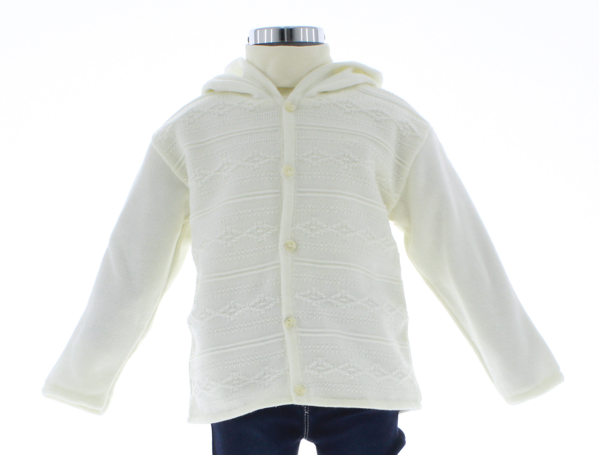 Foto 1 | Sueter Niño Chicos Olé Chamarra Tejida 3324 Color Beige