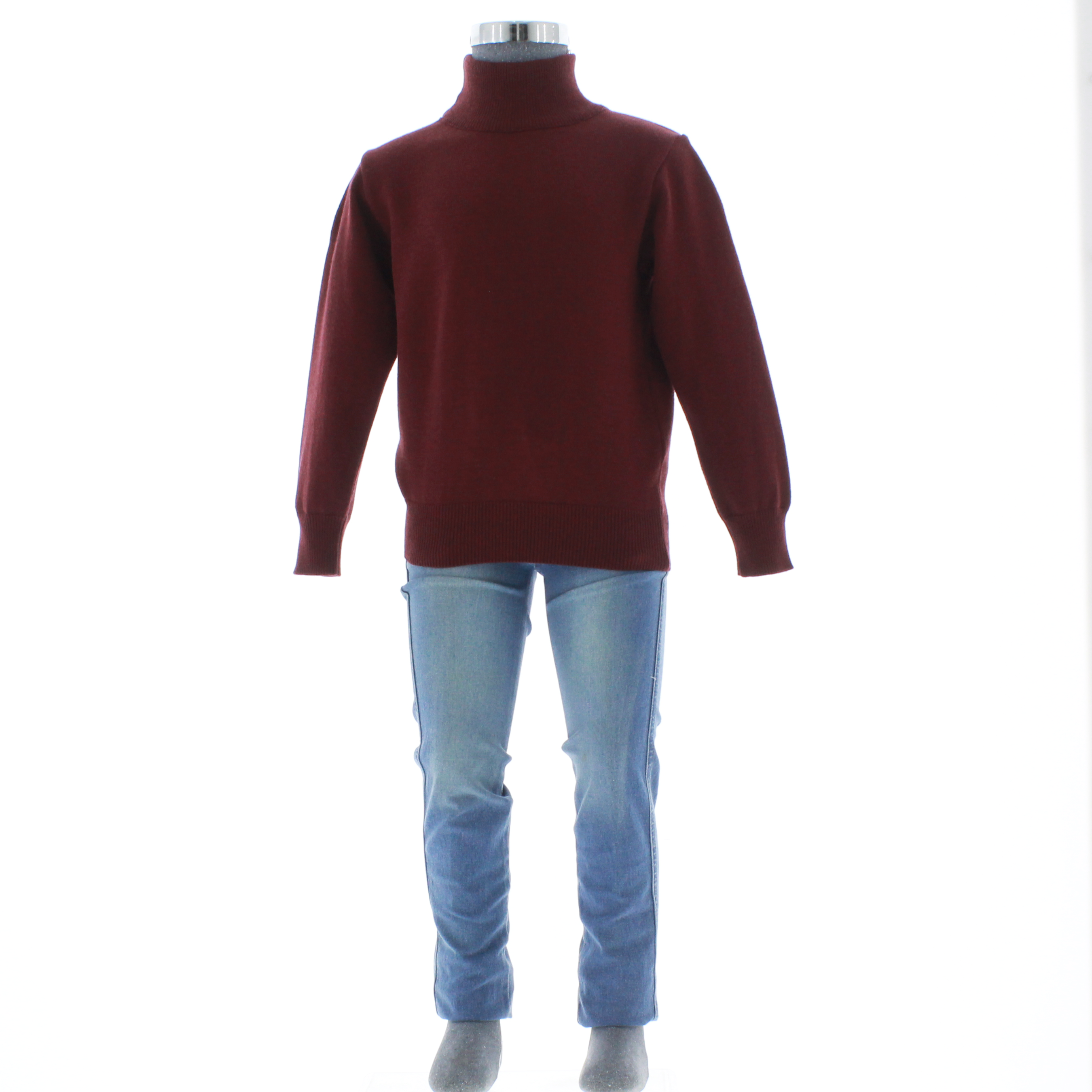 Foto 2 pulgar | Suéter Para Niño Chicos Olé 3998 Vino Rojo Elegante