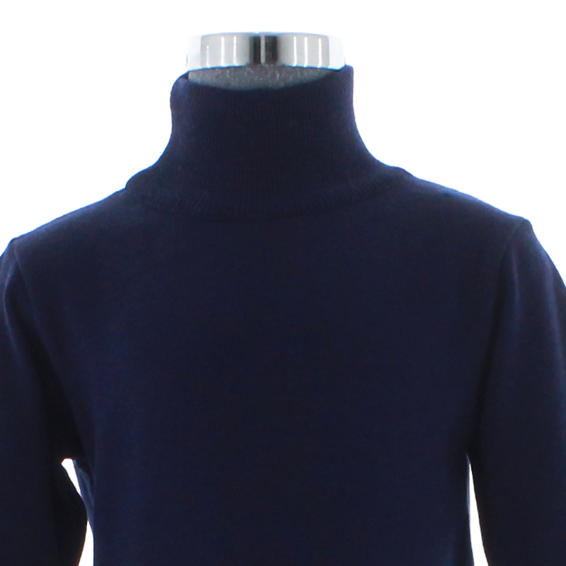 Foto 4 pulgar | Suéter Para Niño Chicos Olé 3999 Azul Cuello Alto Elegante