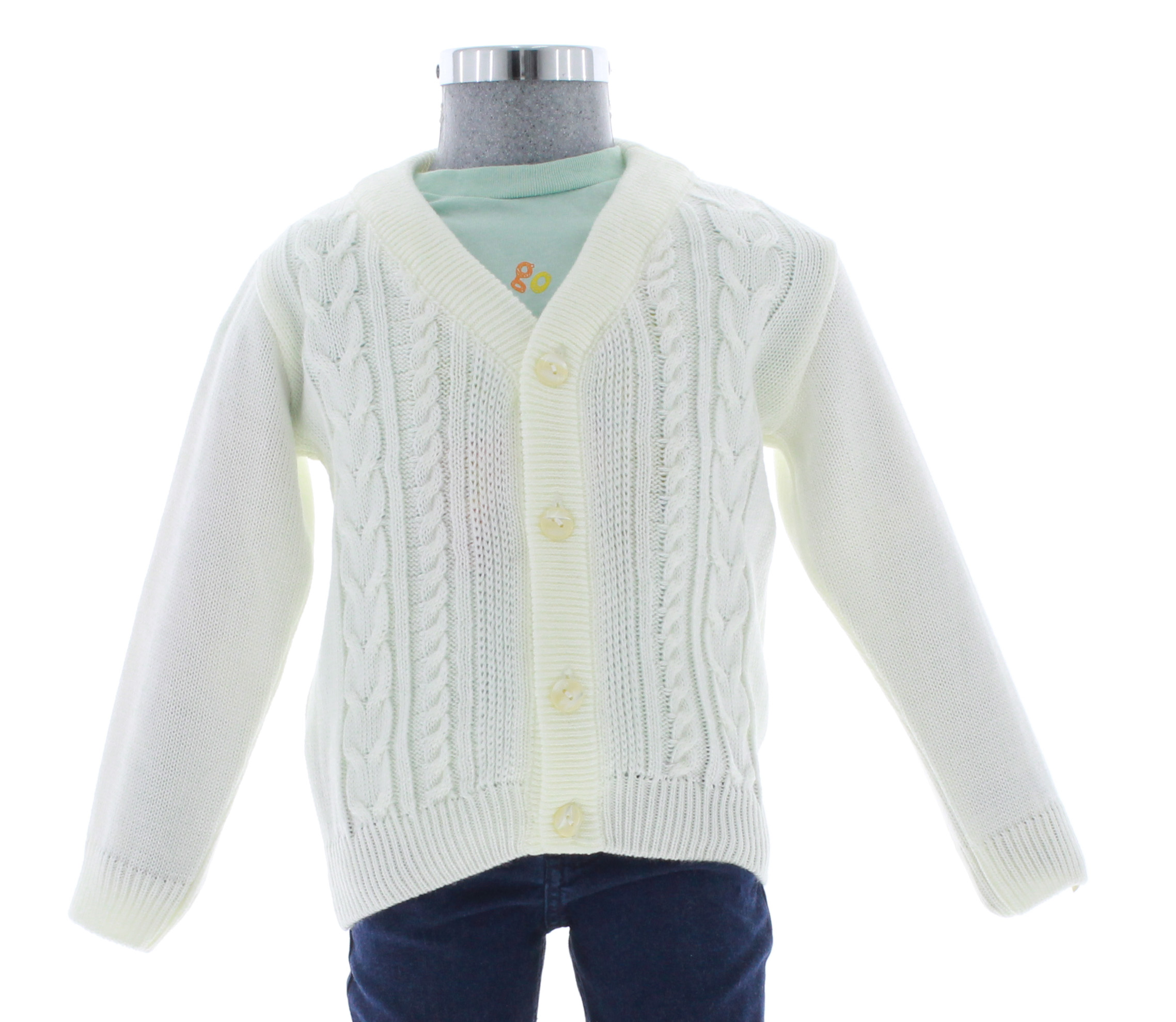 Foto 1 | Sueter Niño Bebe Tejido Chicos Olé 3406 Color Beige