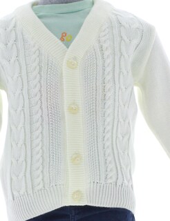 Foto 4 | Sueter Niño Bebe Tejido Chicos Olé 3406 Color Beige