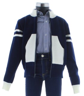 Foto 3 | Suéter Para Niño Chicos Olé 2985 Azul Marino Con Cierre