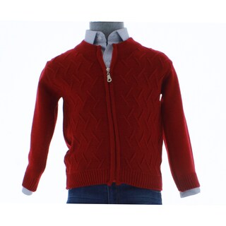 Foto 1 | Suéter Para Niño Chicos Olé 2397 Rojo Elegante Con Costuras
