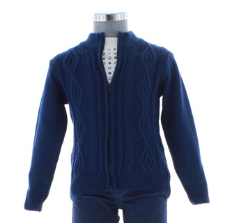 Foto 5 | Suéter Para Niño Chicos Olé 3425 Azul Marino Elegante
