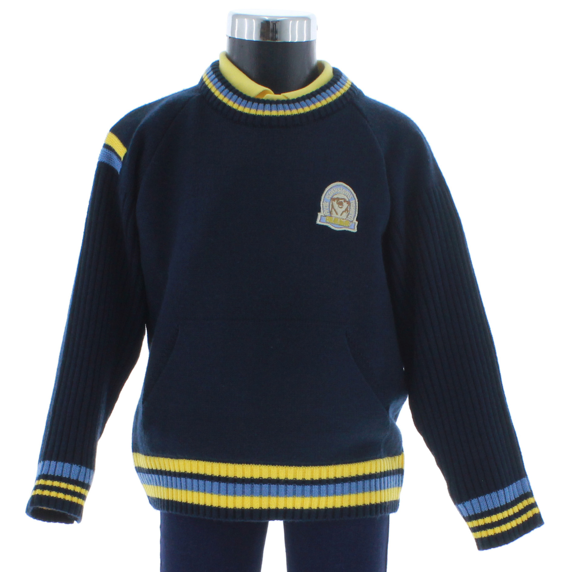 Foto 4 pulgar | Suéter Para Niño Chicos Olé 2963 Azul Marino Casual