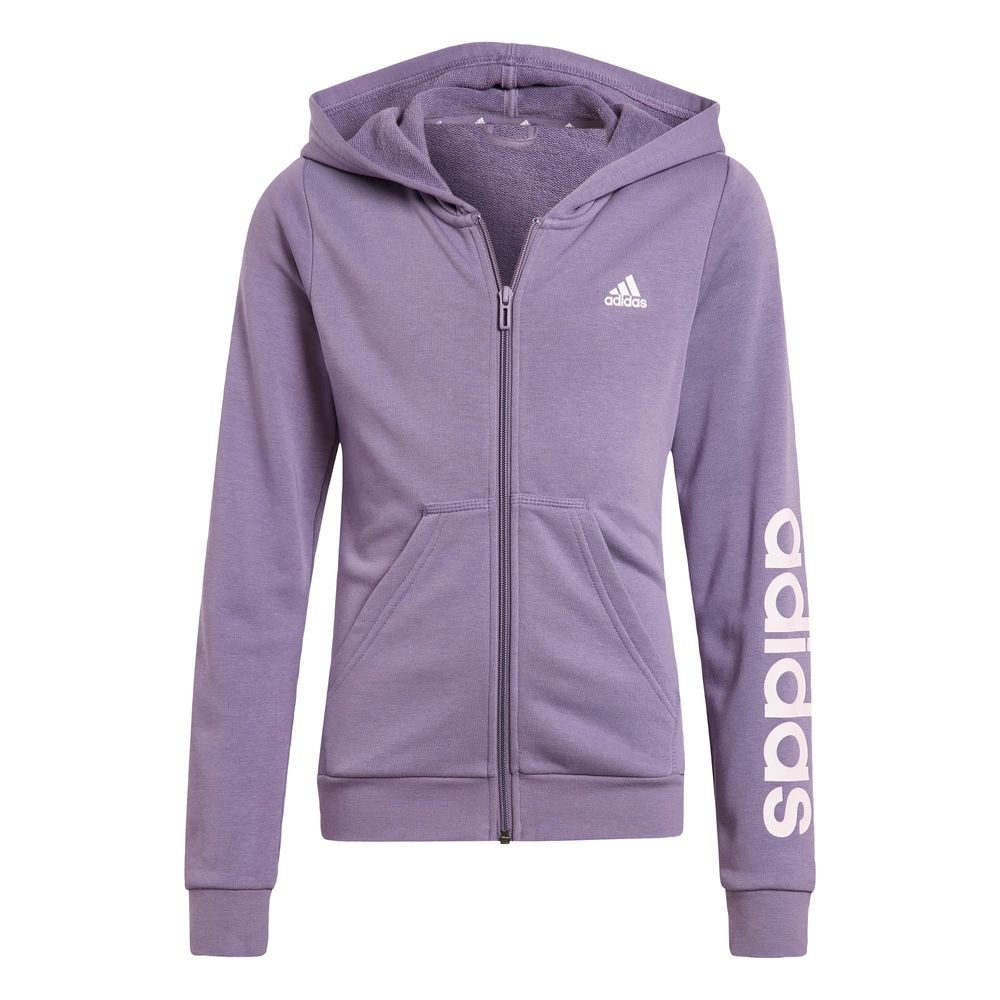 Sudadera con Gorro Adidas para Niña Violeta